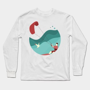 Kitesurfing Long Sleeve T-Shirt